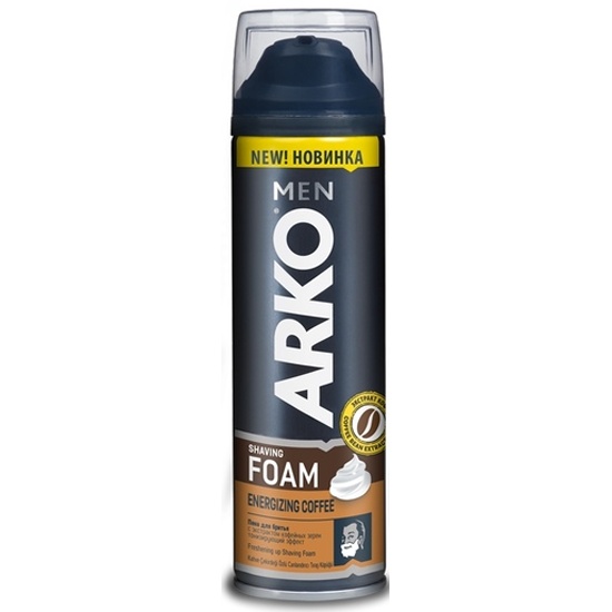 Пена для бритья Arko Men с экстрактом кофе, 200 мл