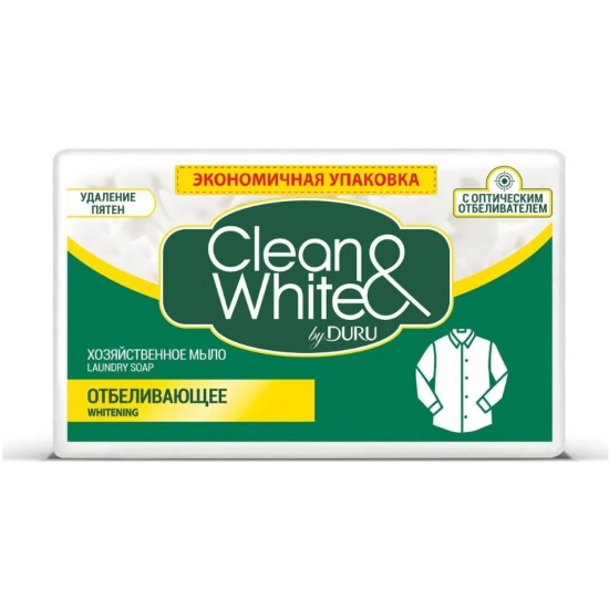 Хозяйственное мыло DURU Clean & White, 120 грамм