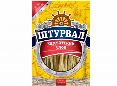 Солено сушеные морские снеки Камчатский улов, 36 грамм