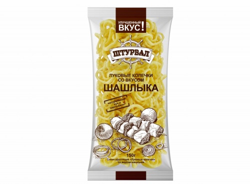 Луковые колечки со вкусом Шашлык, 150 грамм