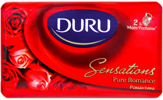 Туалетное мыло Duru Sensations Pure Romance 140 г красного цвета
