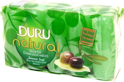 Туалетное мыло Duru Natural Olive с экстрактом оливы, 125 г