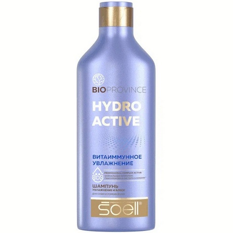 Шампунь SOELL BIOPROVINCE HYDRO ACTIVE, 400 мл