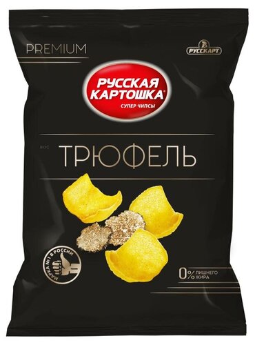 Чипсы Русская картошка со вкусом трюфеля 75 г 16 шт