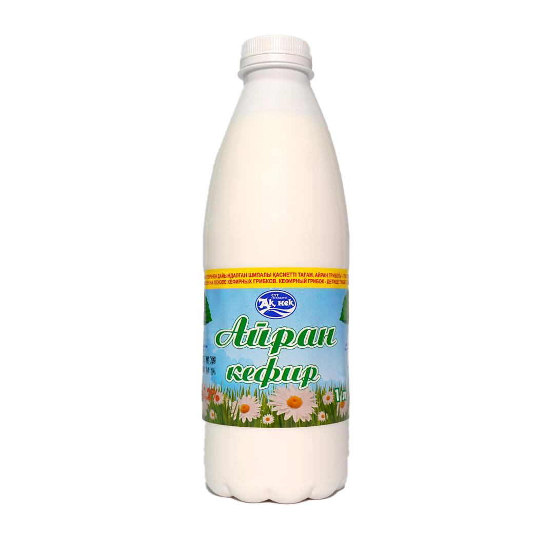 Кефир 3,2% жирности Ак Нек 1,0 литр