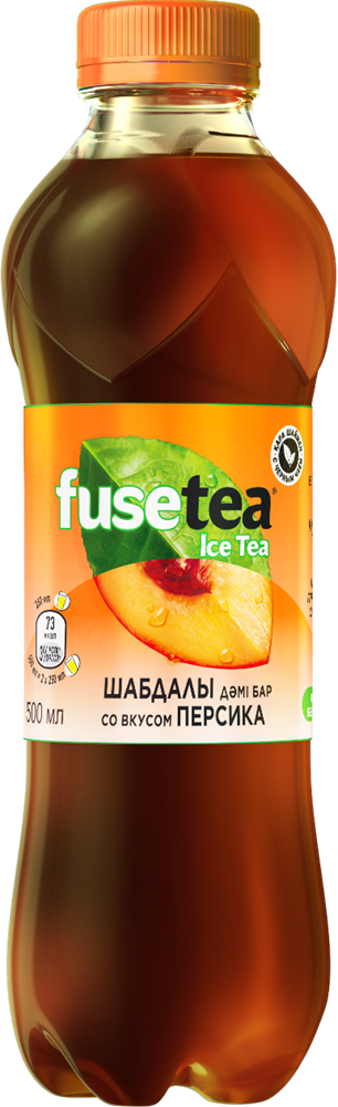 Черный чай с персиком Fresh Tea, негазированный, 0,5 л