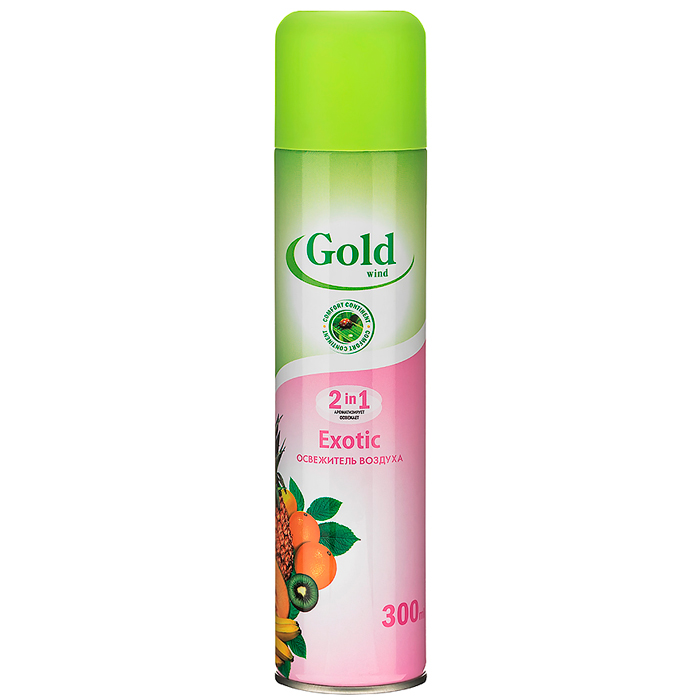 освежитель воздуха gold wind exotic 300мл