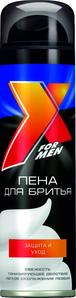 пена для бритья x style защита и уход 225мл