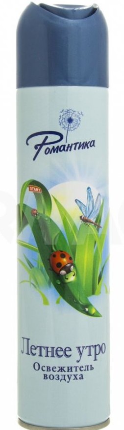 освежитель воздуха романтика летнее утро 300мл