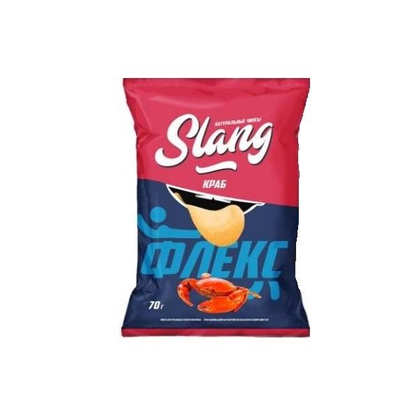 Чипсы Slang со вкусом краба 60 г