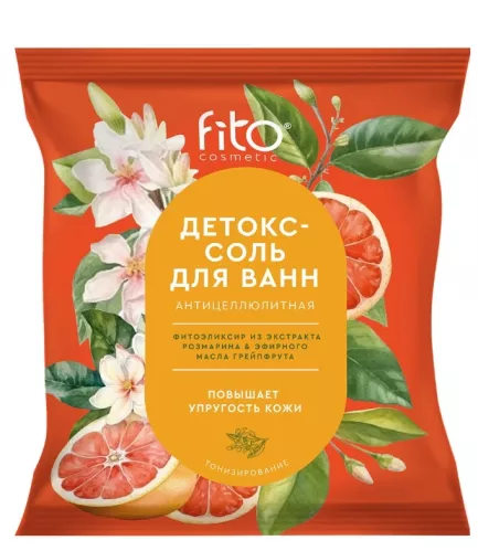 соль антицеллюлитная детокс 500 г elixirica