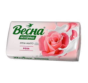 Крем-мыло Весна Роза, 90 гр.