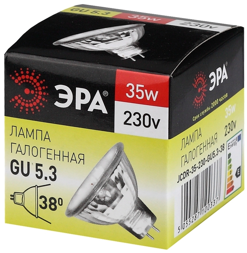 Лампа ЭРА JCDR 7 829 GU 5.3 с мягким светом, 48 Ватт
