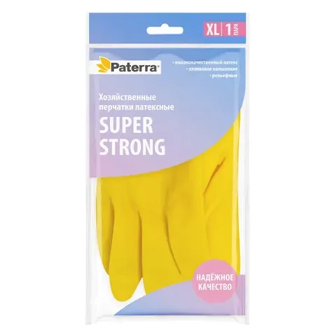 Перчатки резиновые parterra размер xl 12 120