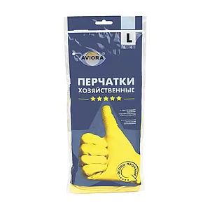 Перчатки резиновые горница bora размер l 120 штук
