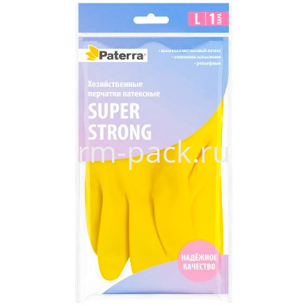 Перчатки резиновые parterra размер l 120 штук