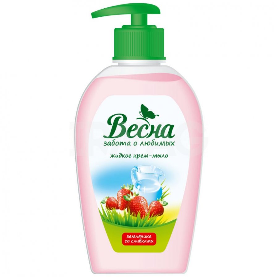 Жидкое мыло Крем Весна с оливой и миндальным молочком 280 г