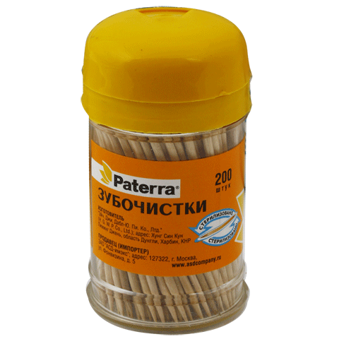 зубочистки в банке по 200 штук 240 штук в упаковке