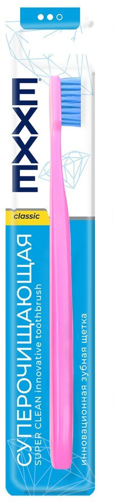 Зубная щетка EXXE Classic Суперочищающая 1 штука