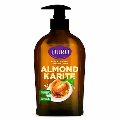 Жидкое крем мыло duru almond karite с маслом карите и ароматом миндаля