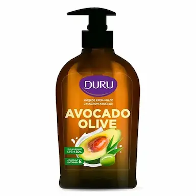 Жидкое крем мыло duru avocado olive с экстрактом авокадо и оливы