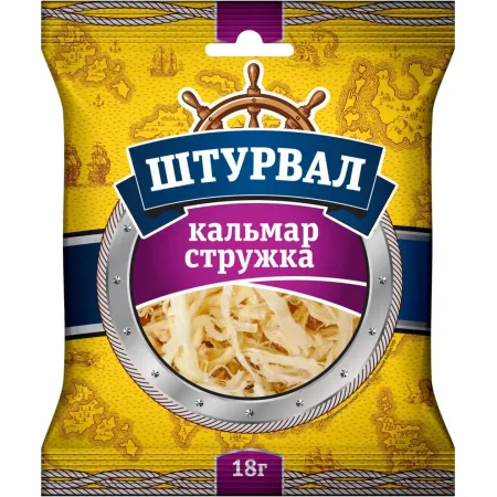 Штурвал кальмар сол сушеный 18гр 80