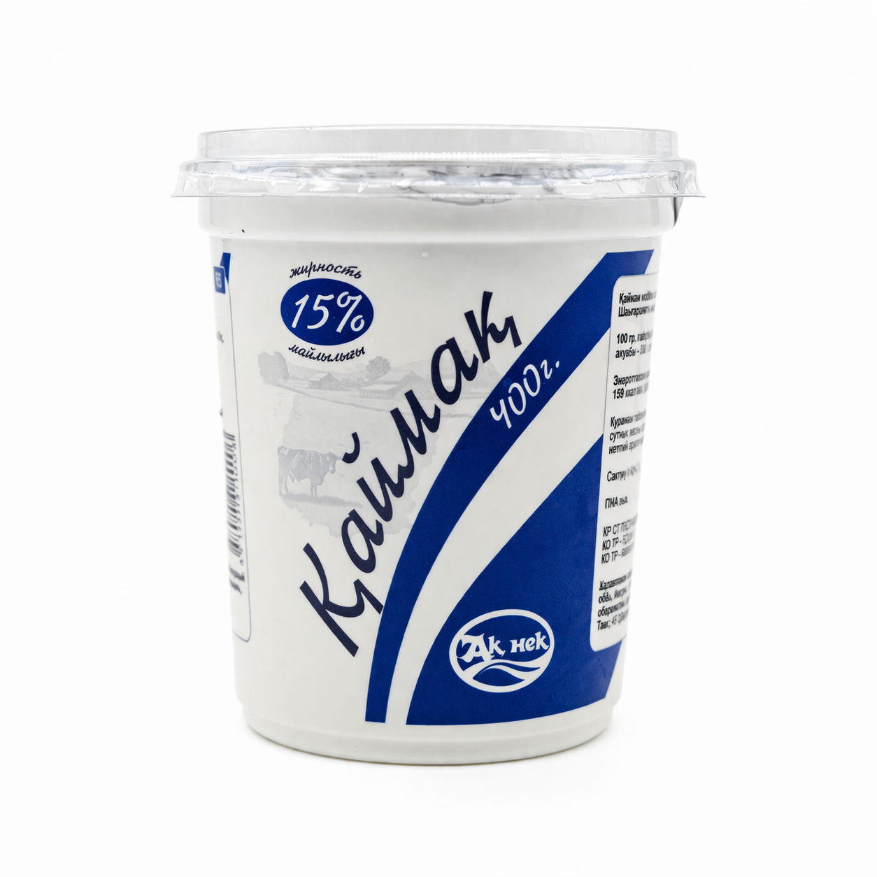 Сметана 15% Ак Нек 400 грамм