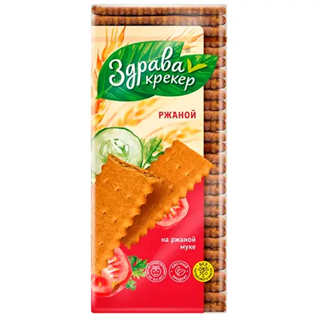 Крекер здрава дымка ржаной 250 г