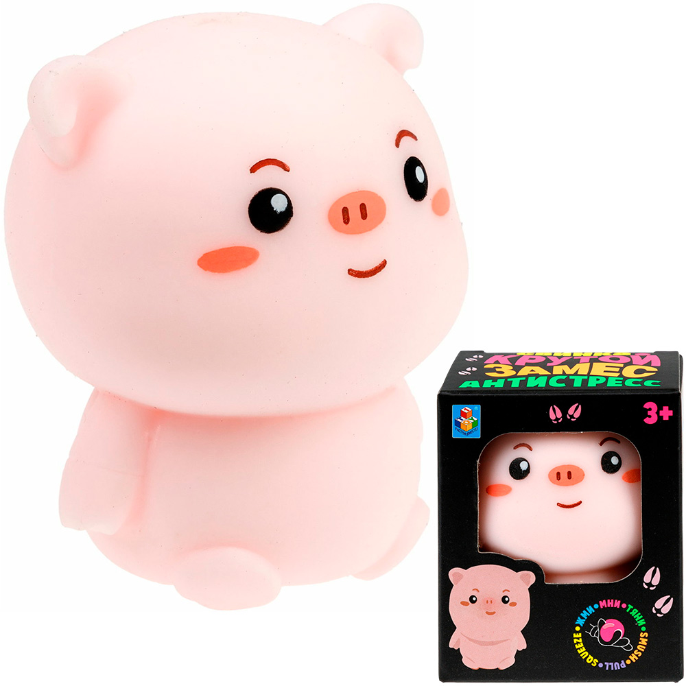 Игрушка 1toy крутой замес свинка t24579