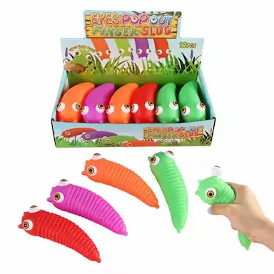 Игрушка антистресс 1toy пучеглаз слизень т23441