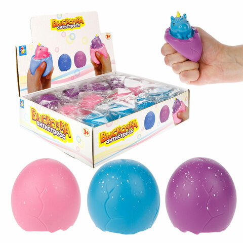 Игрушка антистресс 1toy жмяка выскочка единорог модель t23262