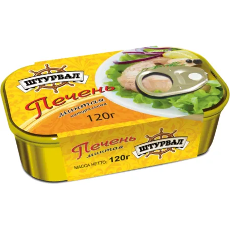 Штурвал печень минтая club120г ключ   12