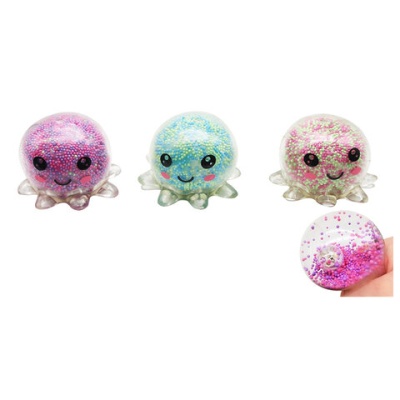 Игрушка антистресс 1toy осьминог жмяка 12 см