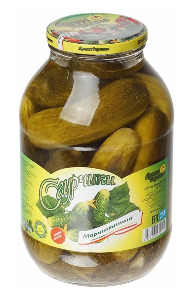 Маринованные огурцы 2 л