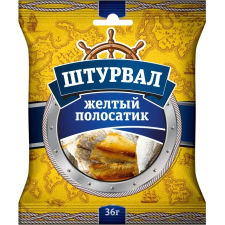 Штурвал желтый полосатик сол.сушен 36 гр 40