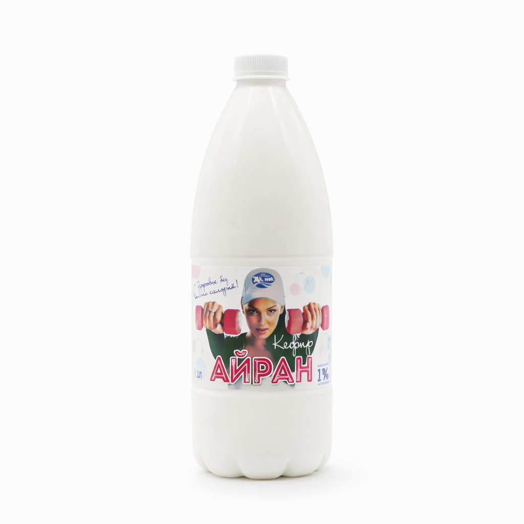 Кефир низкокалорийный 1% Ак Нек 1.0 л