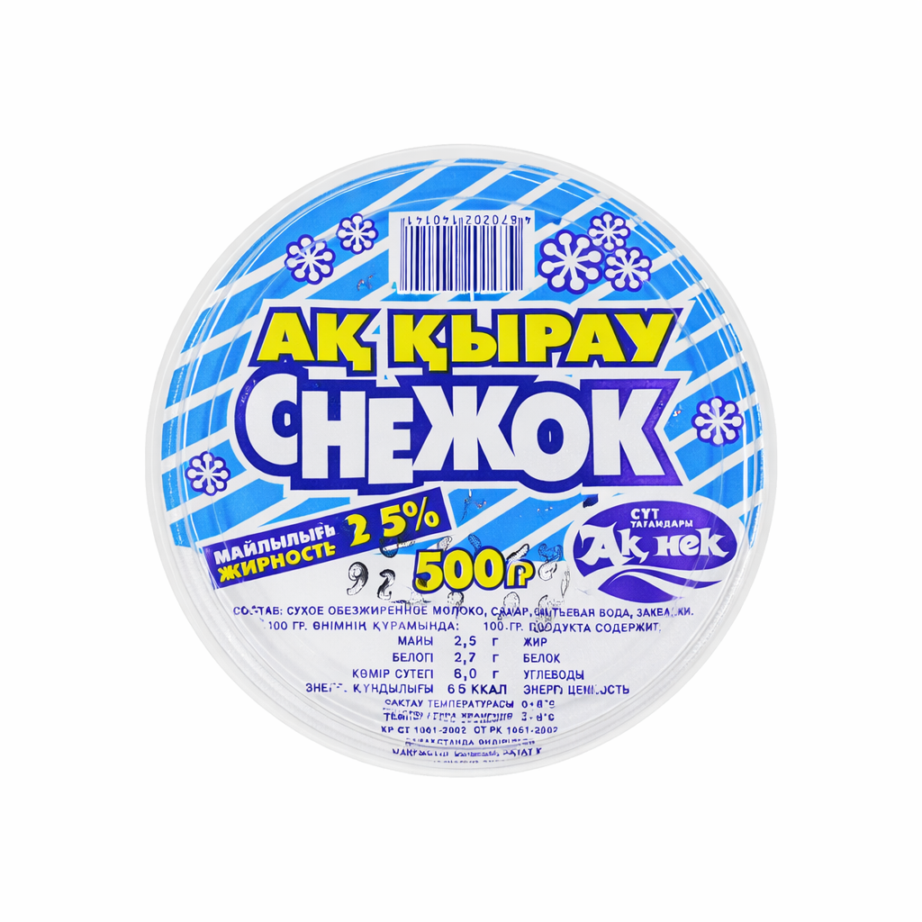 Кисломолочный напиток снежок Ак Нек 500 г