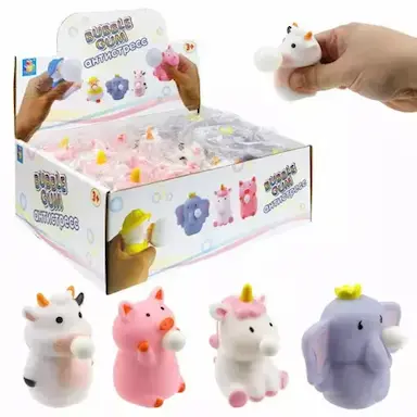 Игрушка антистресс 1toy bubble gum с изображением животных