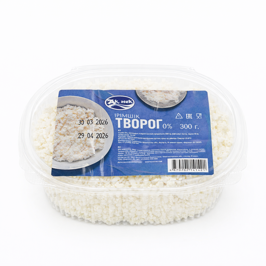 Творог обезжиренный 0% Ак Нек 300 г