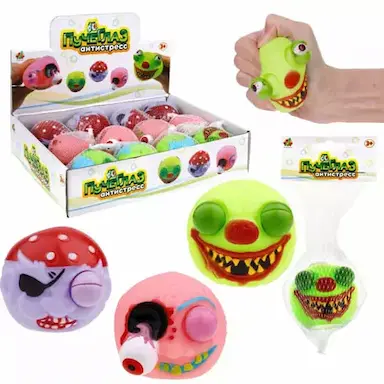 Игрушка антистресс 1toy пучеглаз пираты