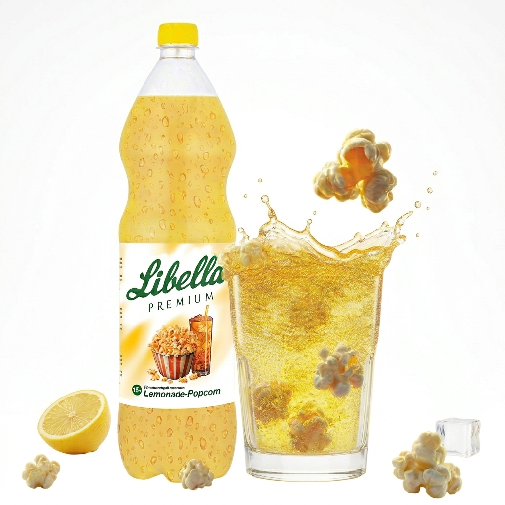 Либелла premium лимонад попкорн 0.7л газ