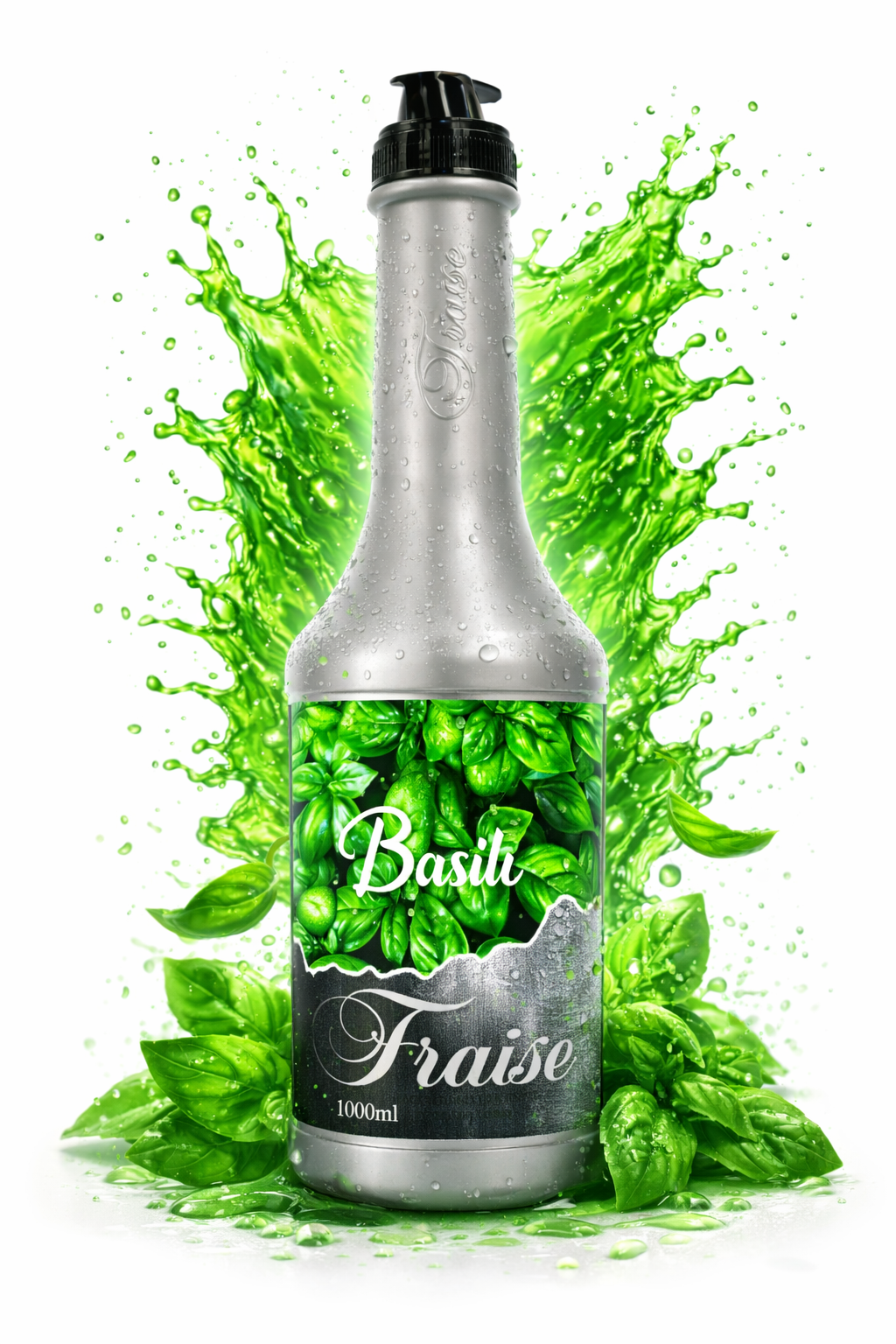 Сироп базилик fraise 1000 мл