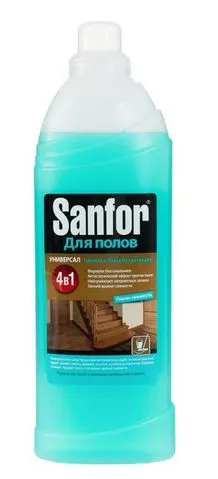 Моющее средство для полов sanfor универсальное океан свежести 970 г