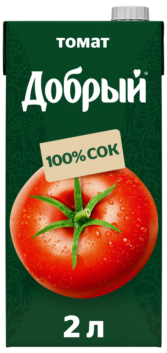 Сок  добрый  томат, 2 л.