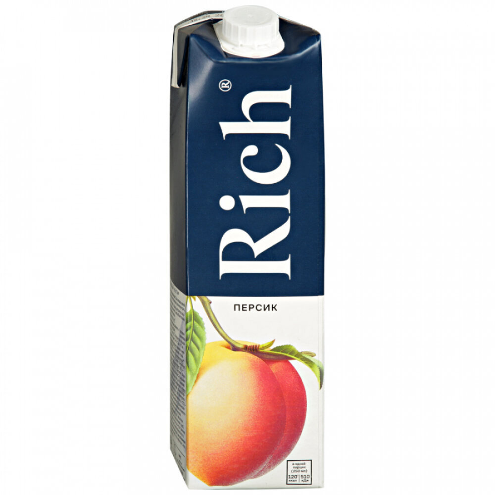 Сок  rich  персик, 1 л.