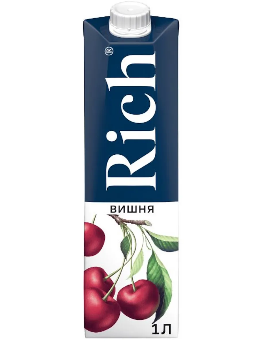 Сок  rich  вишня, 1 л.