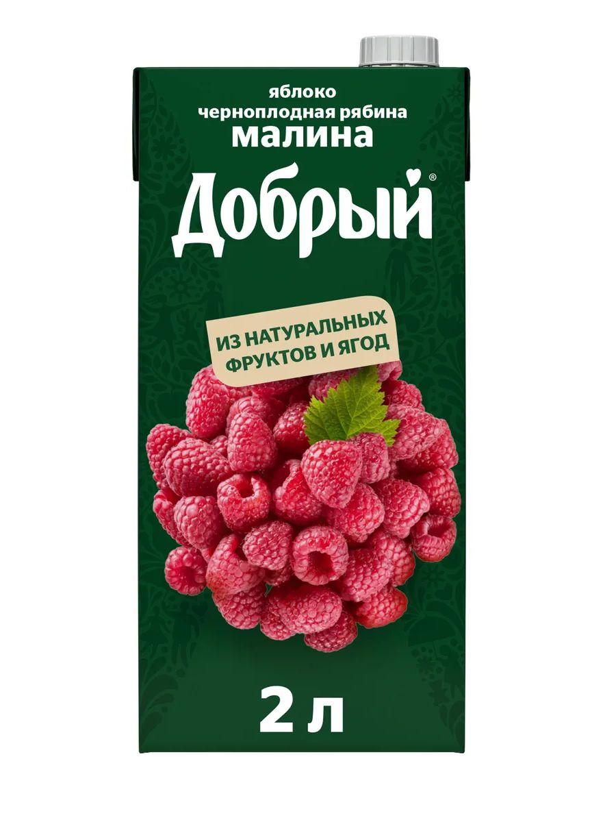 Сок  добрый  яблоко малина, 2 л.