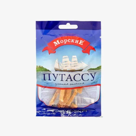 Тм морские филе путассу 36 гр. (80 шт.) "новая"
