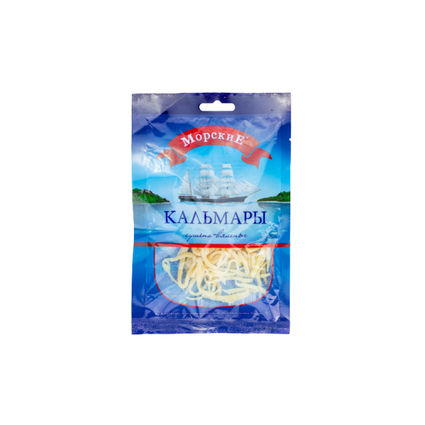 Кольца кальмара морские кольца, 30 г, 100 шт.