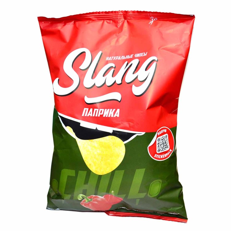 Чипсы slang паприка 60 гр